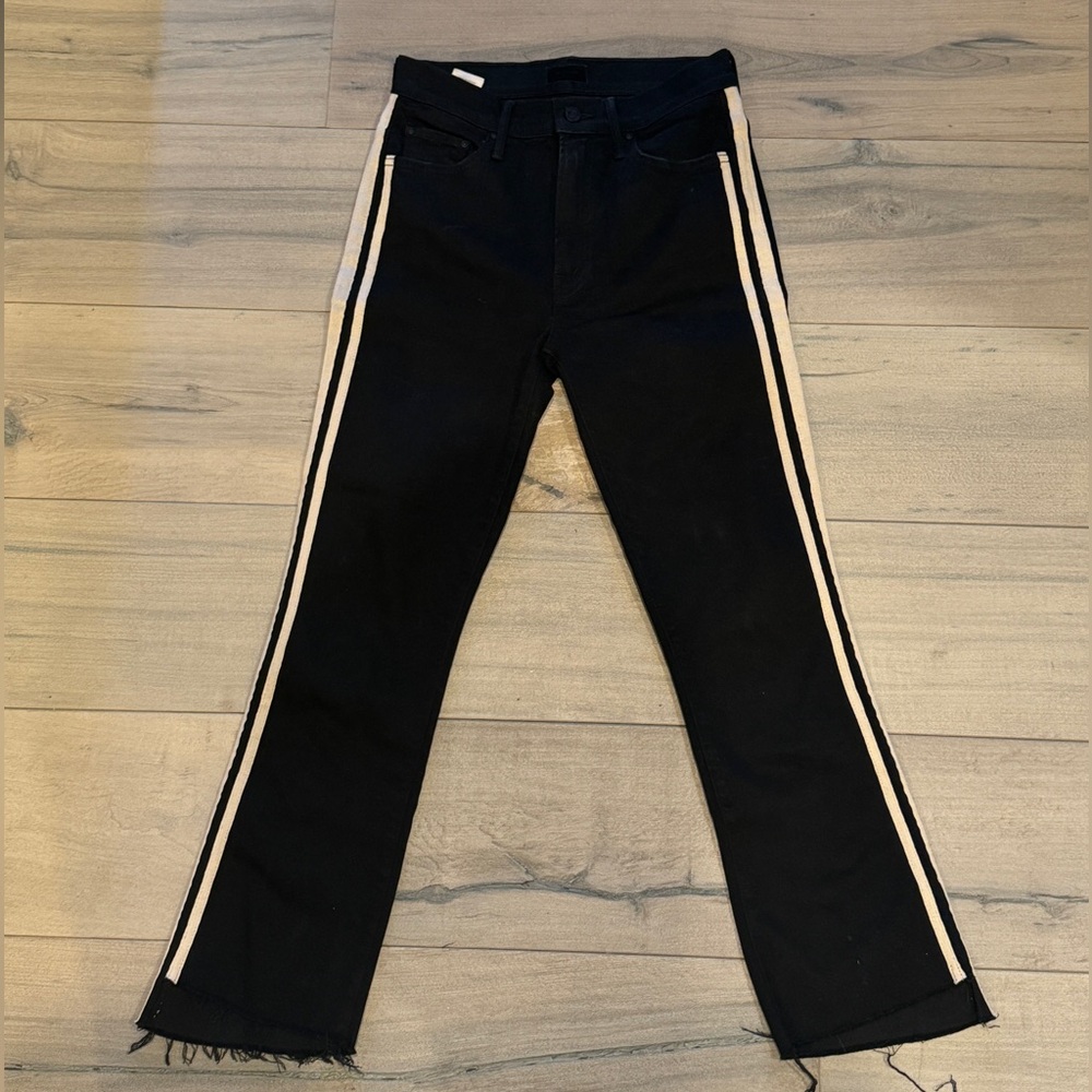 MOTHER black denim Jean
